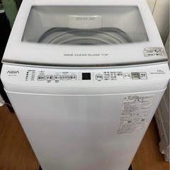 【配送設置回収無料！】AQUA 7kg洗濯機 2023年製 動作OK！すぐ使えます！の画像