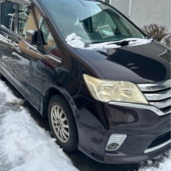 1週間限定投稿予定！車検R8.8月まで日産セレナ車両価格10万フロントガラスヒビあり、冷房効かないですの画像