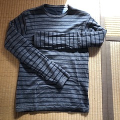 【無料】無印良品　リバーシブルセーター【古着】の画像