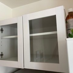 【お譲りします】食器棚（LOWYA）※取りにきてくださる方、オーブンレンジはついてきませんm(__)mの画像