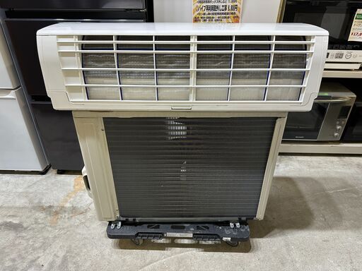 【動作保証あり】MITSUBISHI 霧ヶ峰 2018年 2.2kw 6畳用 冷暖房 ルームエアコン MSZ-GE2217【管理KR6