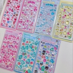 【新品未開封×即日発送】人気7種サンリオボンボンドロップシール第2弾ぷくぷく3Dの画像