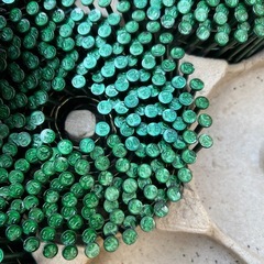 釘　緑　ワイヤー連結　未使用 の画像