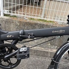 ダホンインターナショナル DAHON 折り畳み自転車 HIT D6 マットブラック ヒットD6 20インチの画像