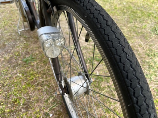 子ども乗せ自転車 前チャイルドシート付 3段変速 オートライト 26インチ