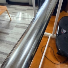 ハンガーラック　　白　二連　キャスター付　　新生活にの画像