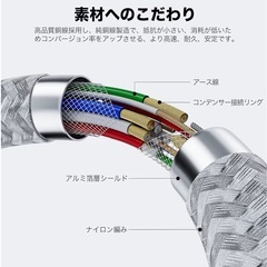 【新品】タイプcケーブル4本 60W急速充電の画像