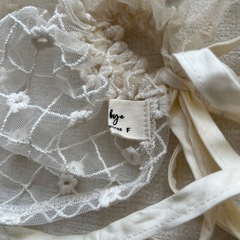 hibyebebe レースボンネット フリーサイズの画像