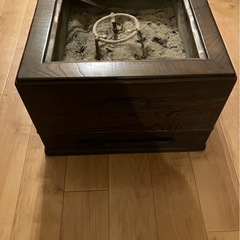 
昭和レトロ 木製 角火鉢 手火鉢 五徳セット 囲炉裏 古民家 古道具の画像