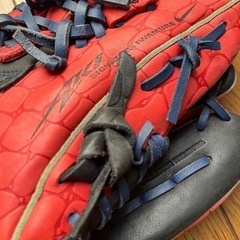 【希少品】NIKE ナイキ 岩村明憲モデル AKI シグネチャー クロコダイル柄レザー 廃盤品限定レア 内野用 軟式グローブ の画像