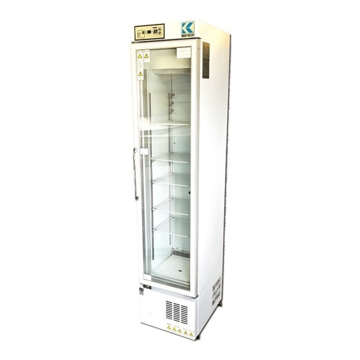 【中古品・業務用】   日本フリーザー 業務用 薬用冷蔵ショーケース  NC-ME15A (153L)  2018年製  電源100V  ※サビ等あり