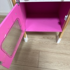 木製おままごとキッチンの画像