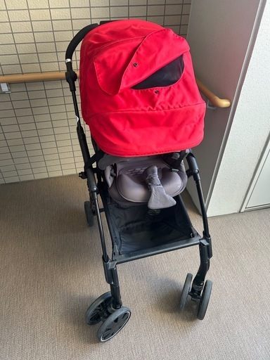 コンビ Atto type-S RD ベビーカー 両対面式 軽量 美品 動作スムーズ