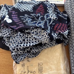 布、ハトロン紙、パターン付き本、型紙の画像