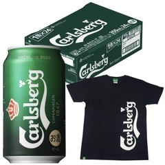 未開封【Carlsberg カールスバーグ 半袖GL(S)サイズブラック T-shirt】 非売品の画像