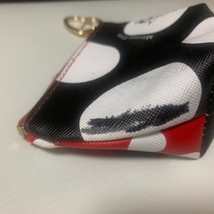 【中古品】ディズニー ミニーマウス コインケースキーホルダーの画像