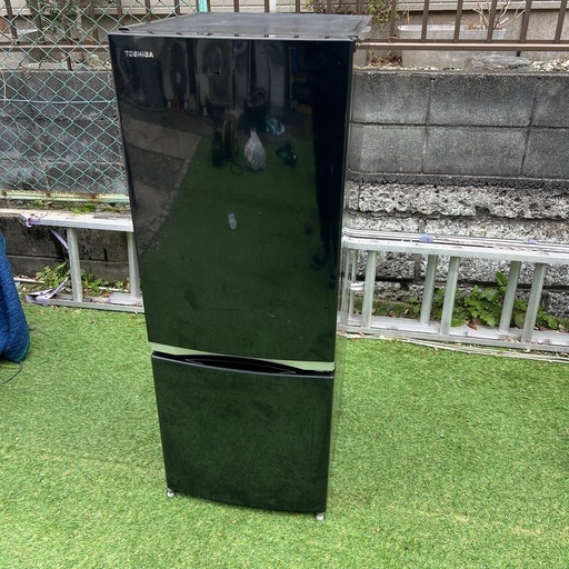 東芝 153L 2ドア冷蔵庫 新生活一人暮らしGR-M15BS (hiro_gj2fp) 上大岡 