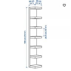 IKEA LACK ラック ウォールシェルフユニットの画像