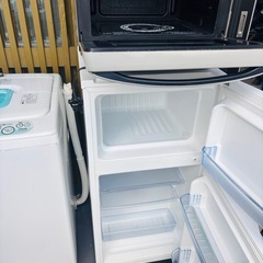電子レンジ、冷蔵庫、洗濯機その他6点の画像