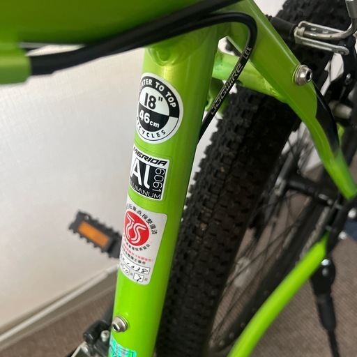 【中古品】MERIDA メリダ マウンテンバイク 18インチ グリーン