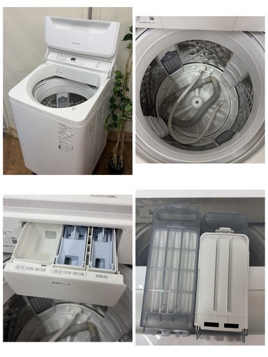 【?買取市場 6ヶ月保証 ジモティー限定特別価格】R212 ☀️ Panasonic / パナソニック 洗濯機 （洗濯9.0㎏) 21