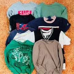 【古着】男の子　130cm 上着・短パン・長ズボンの画像