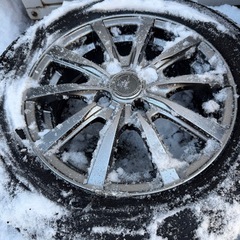 ジャンク品（割れ有）アルミホイール4本セットスクラップの画像