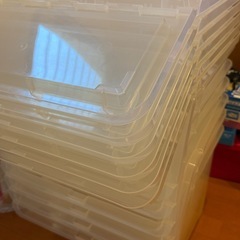 透明収納ケース　6個セット　の画像