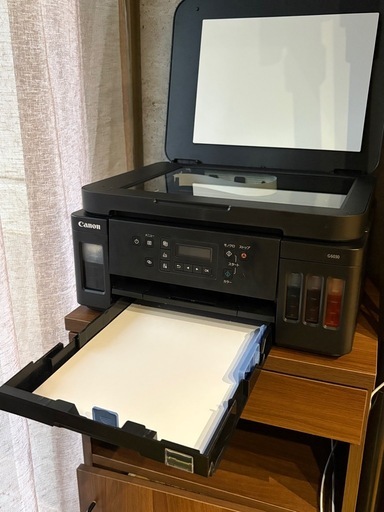 【プリント枚数636枚】Canon プリンター G6030 インク（黒）付き