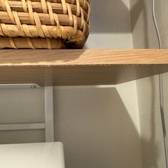 ランドリーラック　冷蔵庫上収納　
突っ張り式の画像