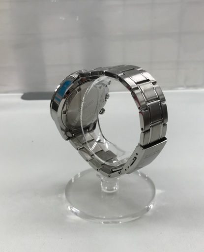 ☆ドリーム2号館☆　ジモティー割引 SEIKO/腕時計/クロノグラフ/クォーツ/アナログ/SS/ブラック文字盤/8T63-00D0