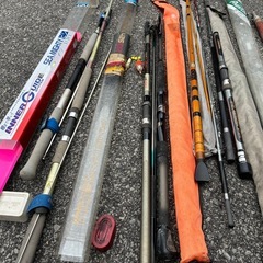 釣竿　色々の画像
