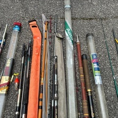 釣竿　色々の画像