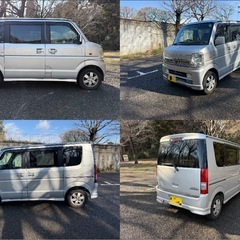 スズキ エブリイワゴン/13万キロ台/ターボ/片側電動スライド/4AT/ETCの画像