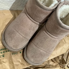 プティマイン　ムートンブーツ　17cmの画像