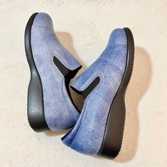 新品未使用　靴　24.5cm 日本製　ベラスポーツ 本革コンフォートシューズ 4E 幅広 の画像