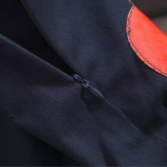 アートプリント ネイビースカート レディースの画像