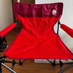 【お譲りします】コールマン　カップホルダー付きスリムチェアの画像