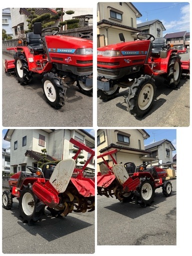 ヤンマー トラクター Ke-3D 作業幅 約1200㎜ 13.5馬力 904時間 ディーゼル 4WD 軽快ターン　軽快変速　からみませ