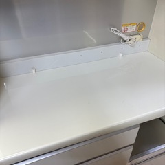 【ジャングル深井店】パモウナ 2枚扉 システムキッチンボード 白 収納家具 キッチン家具 堺市 深井【FU324】の画像