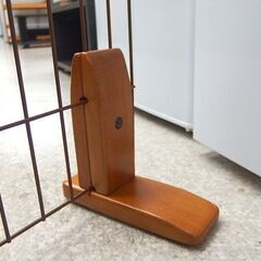 ② ペットフェンス 88×62cm ペットゲート 置くだけ簡単 ブラウン系 ☆ 札幌市 北区 屯田の画像