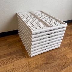 収納引き出し 可変 折りたたみ 8つセットの画像
