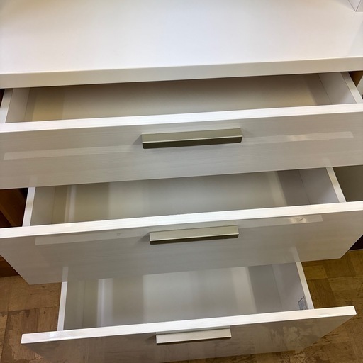 【ジャングル深井店】食器棚 ホワイト 収納家具 キッチン家具 堺市 深井【FU593】 ジャングル深井店】食器棚 ホワイト 収納家具 キッチン家具 堺市 深井