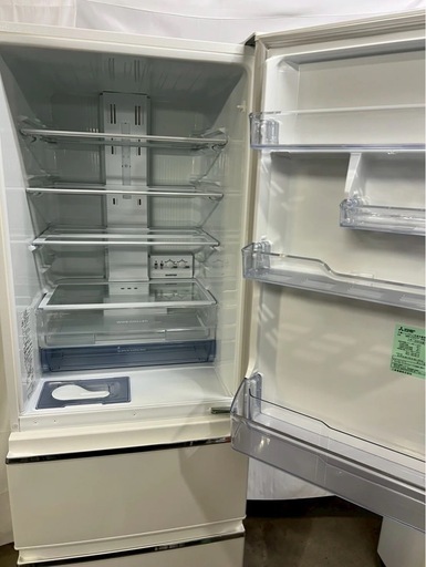 【成約済み】【6ヶ月保証】三菱電機 3ドア冷蔵庫 MR-CX37F 2020年製 365L 右開き