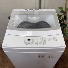 【🐤買取市場 1年保証 ジモティー限定特別価格】R338 ☀️ 2024年製の高年式♪ NITORI / ニトリ 洗濯機（洗濯6.0㎏) NT60L1 ⭐ 動作確認済 ⭐ クリーニング済の画像