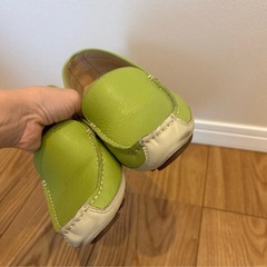 【23㎝】ダイアナ　DIANA グリーンローファーの画像