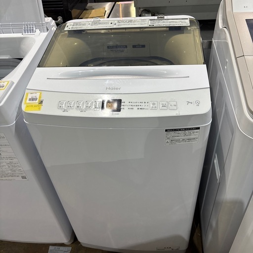 A-382 ハイアール　　7kg洗濯機❗️JW-U70B 2024年製