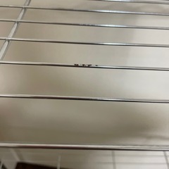 【取引中】中古 サビあり 3段 スチールラック キャスター付き （棚4枚） 高さ156㎝ 幅90㎝ 奥行45.5㎝の画像