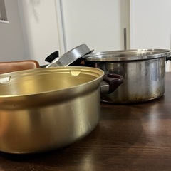 鍋　2つセットの画像