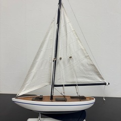 ヨット 帆船 オブジェ マリンインテリア セイルボート 置物の画像